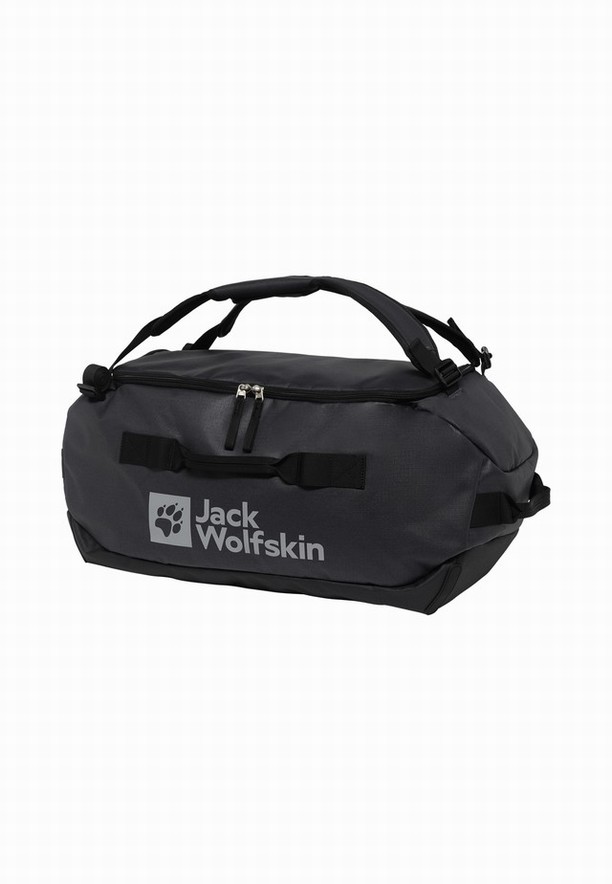 Black Women Jack Wolfskin All-in 45 Duffle Bags | 73151765