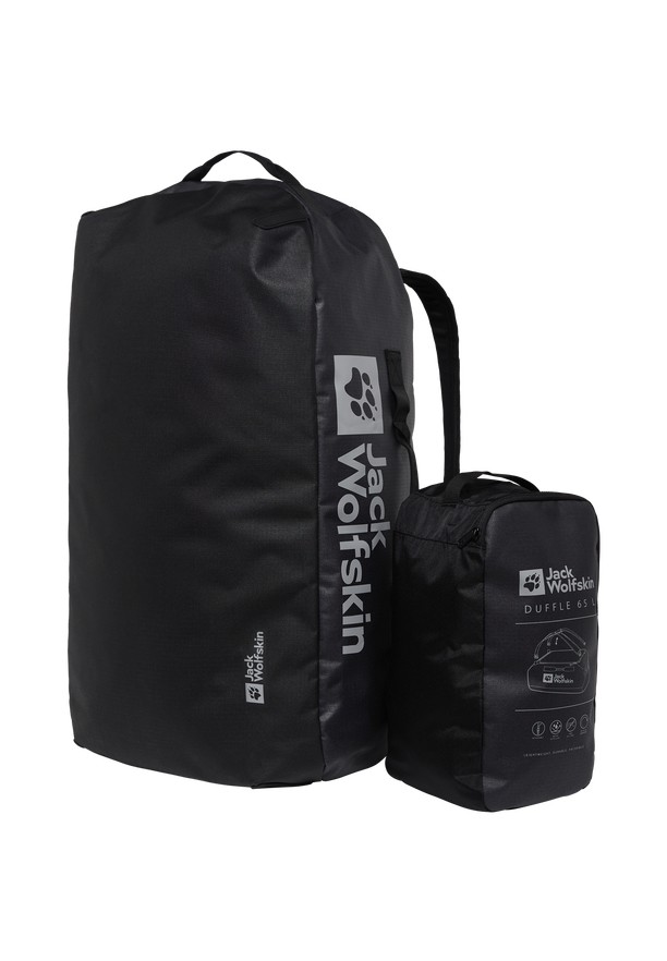 Black Women Jack Wolfskin All-in 65 Duffle Bags | 99574009