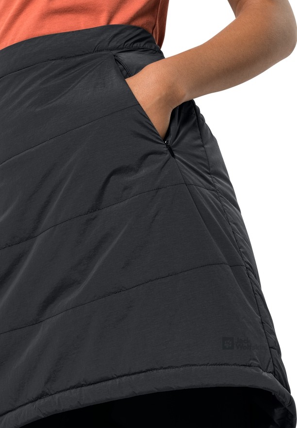 Black Women Jack Wolfskin Alpengluehen Skirts | 53535370