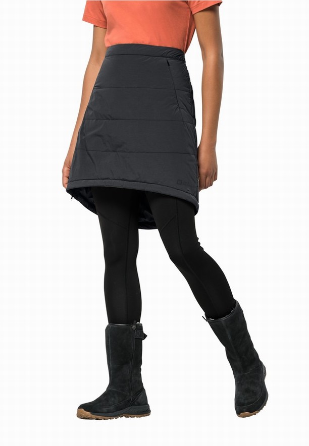 Black Women Jack Wolfskin Alpengluehen Skirts | 53535370