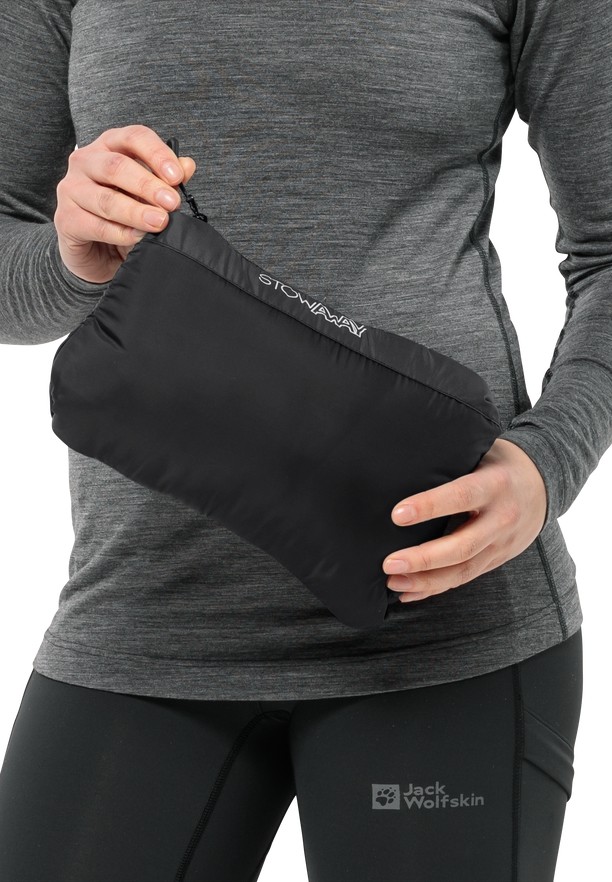Black Women Jack Wolfskin Atmosphere Pants | 49724408