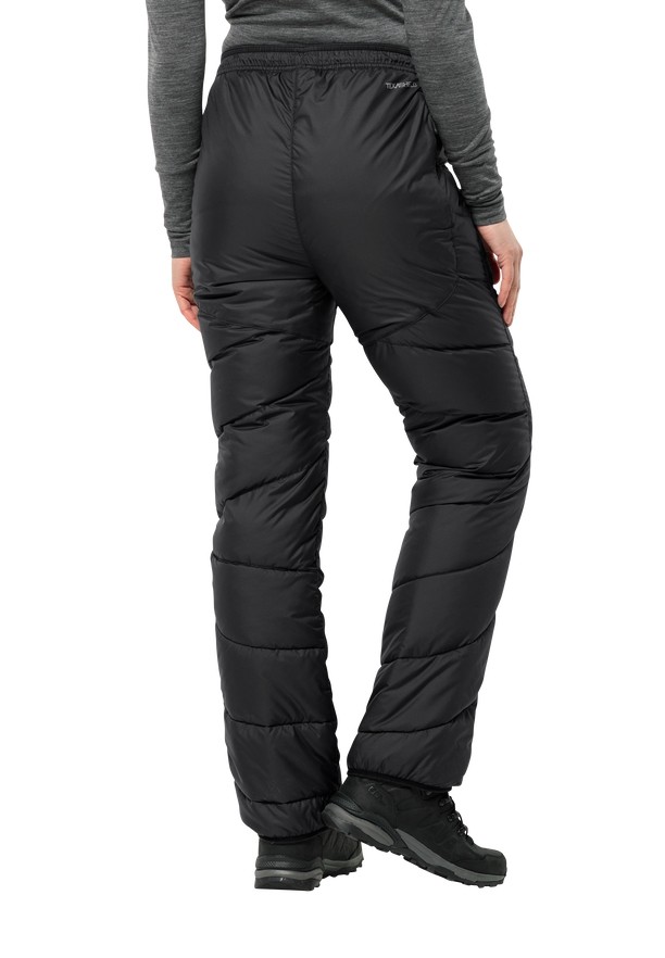 Black Women Jack Wolfskin Atmosphere Pants | 49724408
