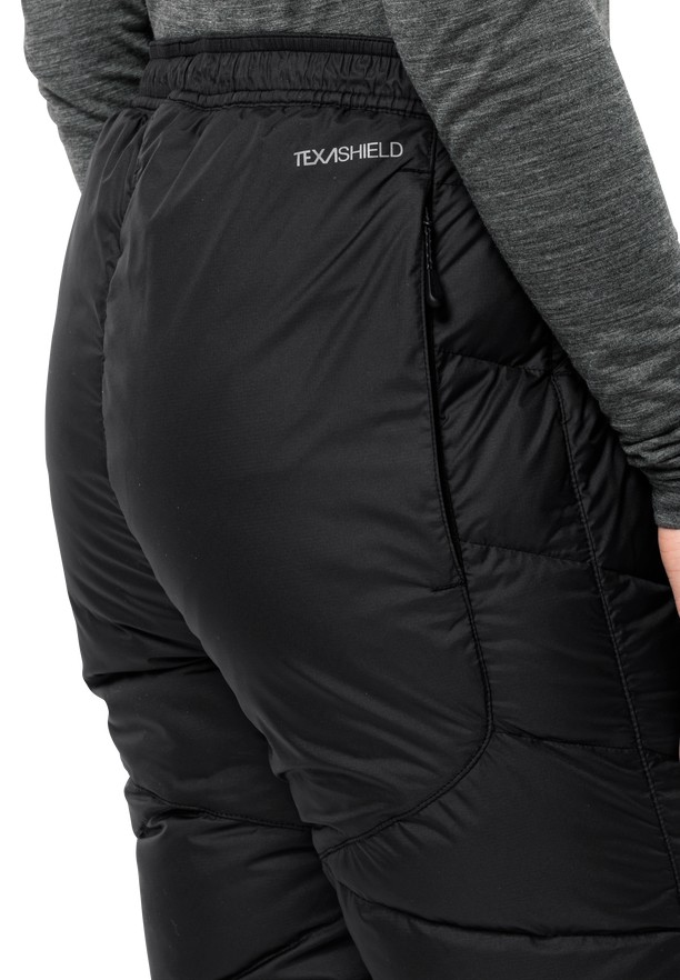 Black Women Jack Wolfskin Atmosphere Pants | 49724408