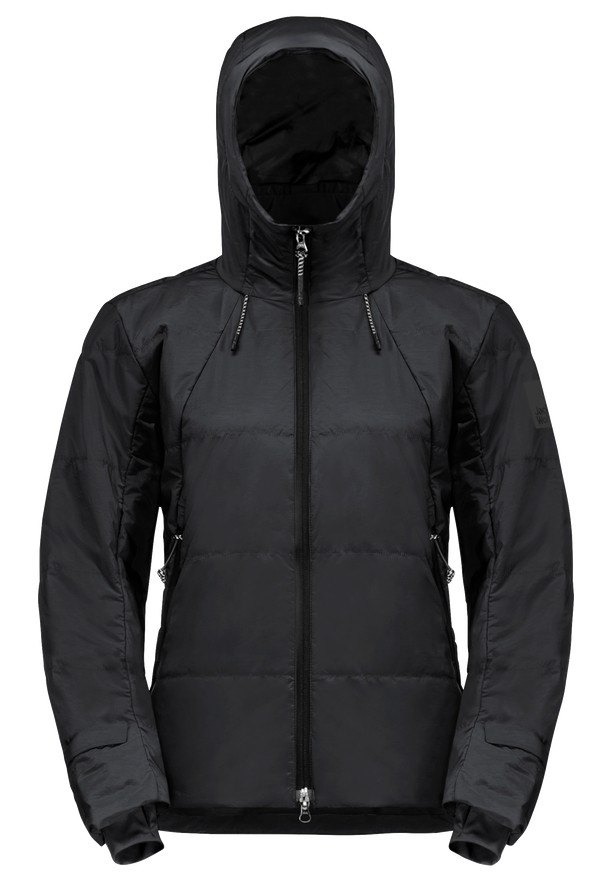 Black Women Jack Wolfskin Bike Commute Ins Jackets | 21420436