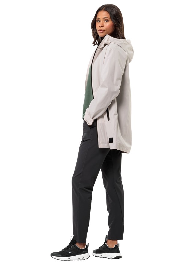 Black Women Jack Wolfskin Bike Commute Pants | 93186207