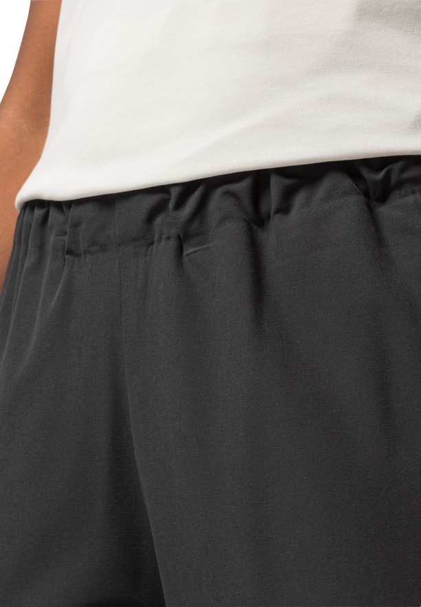 Black Women Jack Wolfskin Bike Commute Pants | 93186207