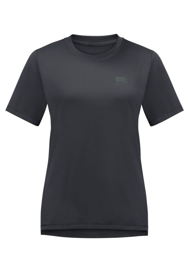 Black Women Jack Wolfskin Bike Commute T Shirts | 48815345