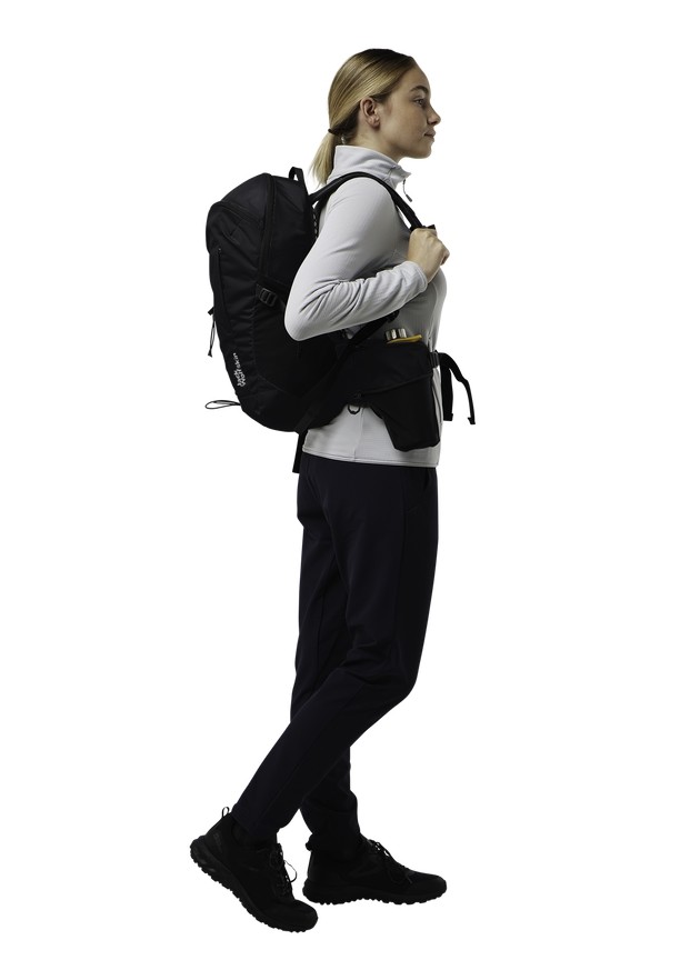 Black Women Jack Wolfskin Cyrox Shape 20 Hiking Backpack | 32708205