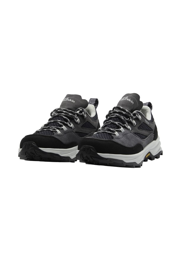 Black Women Jack Wolfskin Cyrox Texapore Low Hiking Shoes | 51479386