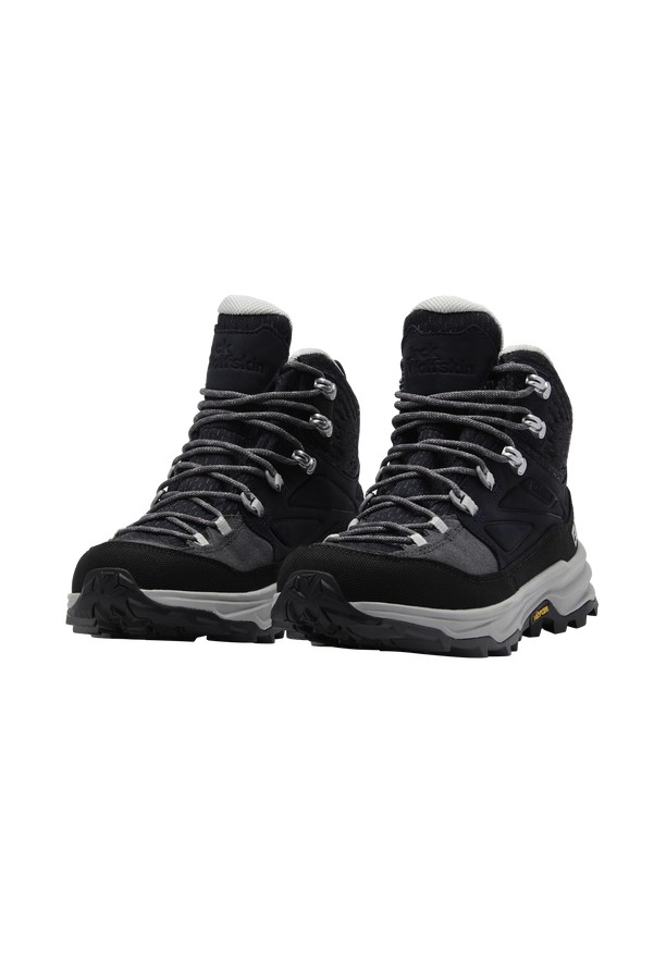 Black Women Jack Wolfskin Cyrox Texapore Mid Hiking Shoes | 96863111