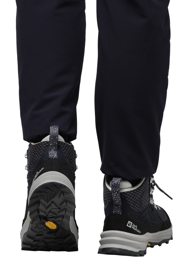 Black Women Jack Wolfskin Cyrox Texapore Mid Hiking Shoes | 96863111