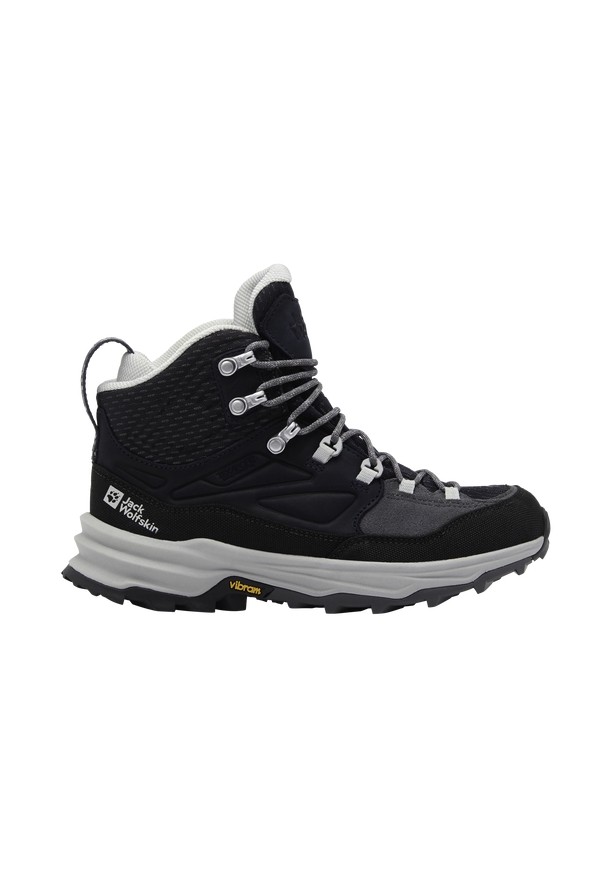 Black Women Jack Wolfskin Cyrox Texapore Mid Hiking Shoes | 96863111