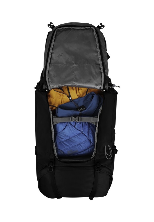 Black Women Jack Wolfskin Denali 65|10 Trekking Backpack | 44335243