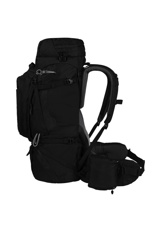 Black Women Jack Wolfskin Denali 65|10 Trekking Backpack | 44335243