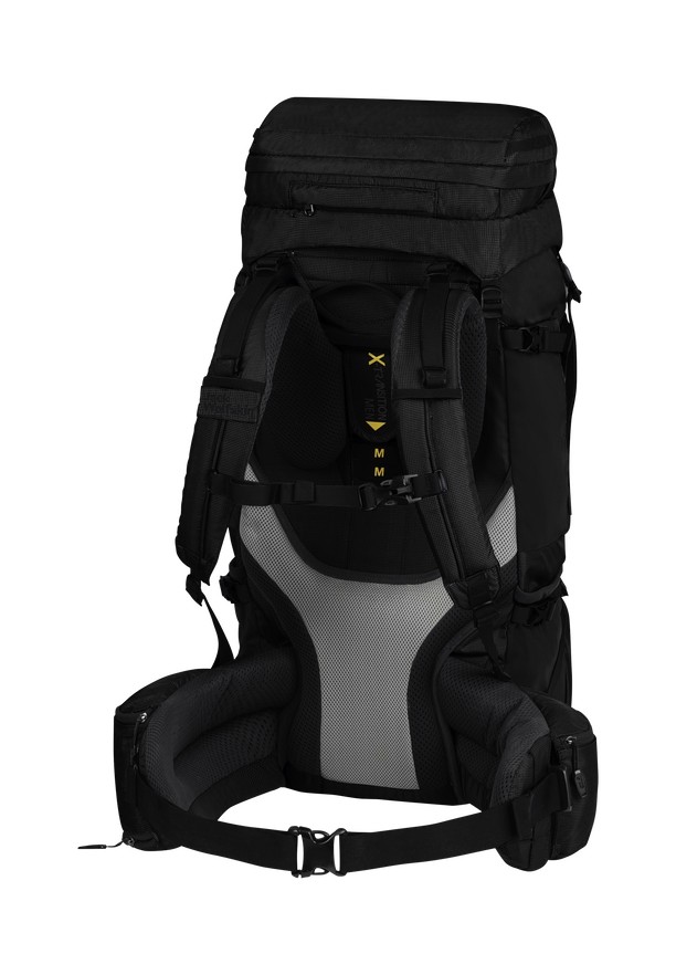Black Women Jack Wolfskin Denali 65|10 Trekking Backpack | 44335243