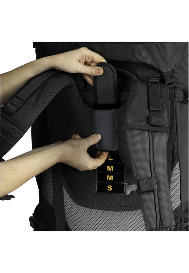 Black Women Jack Wolfskin Denali 65|10 Trekking Backpack | 79099362