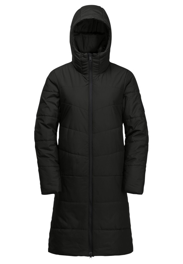 Black Women Jack Wolfskin Deutzer Coats | 38229210