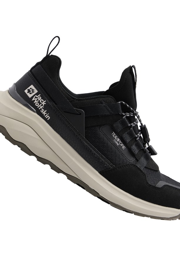 Black Women Jack Wolfskin Dromoventure Athletic Texapore Low Outdoor Shoes | 72983532