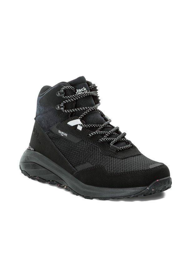 Black Women Jack Wolfskin Dromoventure Texapore Mid Outdoor Shoes | 39640989