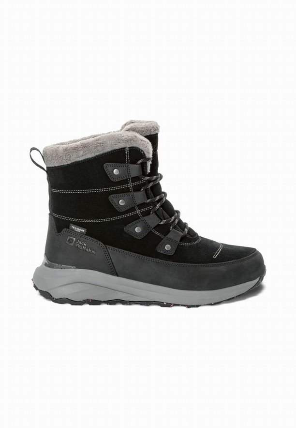 Black Women Jack Wolfskin Dromoventure Texapore High Winter Shoes | 40161748