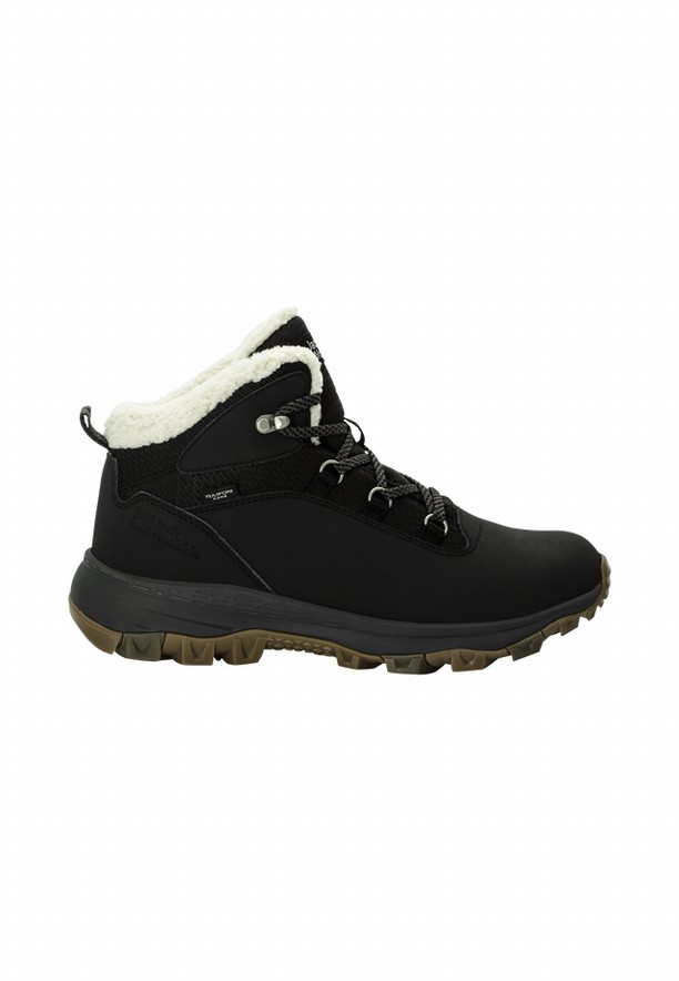 Black Women Jack Wolfskin Everquest Texapore Mid Winter Shoes | 90145215