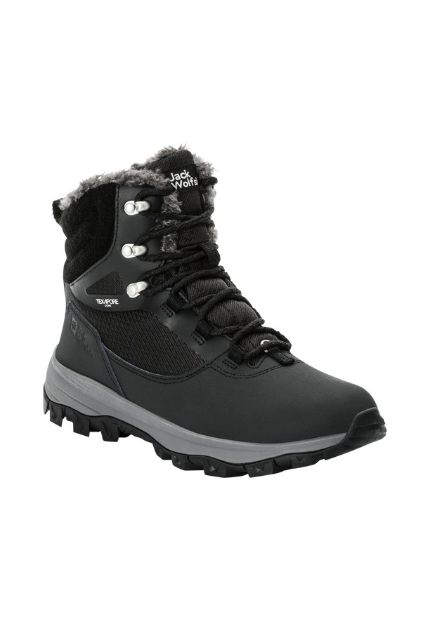 Black Women Jack Wolfskin Everquest Texapore High Winter Shoes | 78389853