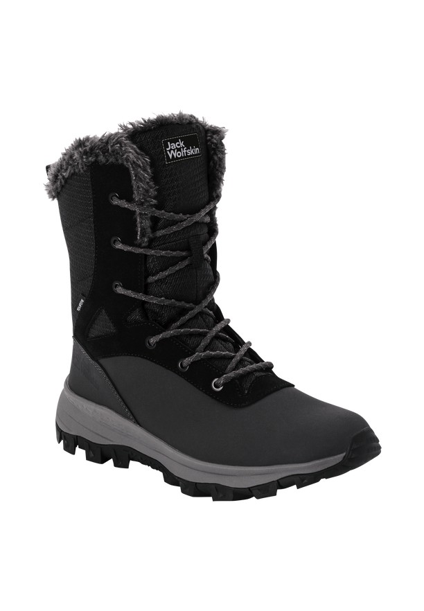 Black Women Jack Wolfskin Everquest Texapore Snow High Winter Boots | 79679910