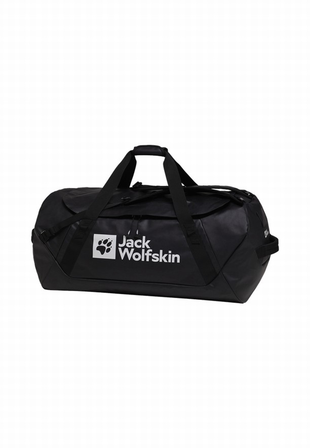 Black Women Jack Wolfskin Expdn 100 Duffle Bags | 76148902
