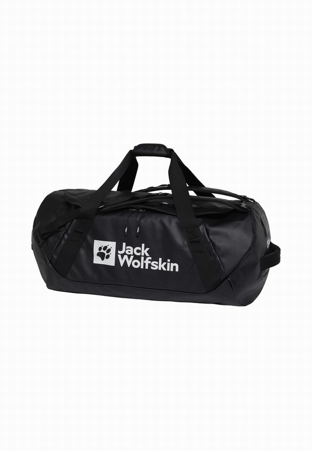 Black Women Jack Wolfskin Expdn 70 Duffle Bags | 62757929