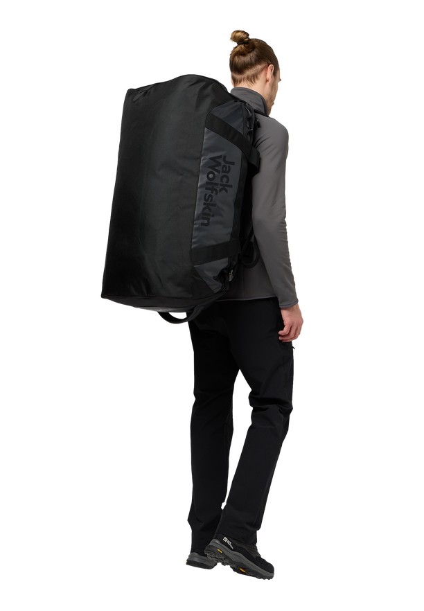 Black Women Jack Wolfskin Expedition 100 Duffle Bags | 88692536