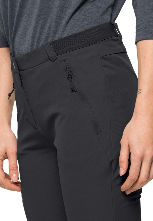 Black Women Jack Wolfskin Geigelstein Hiking Pants | 24010166