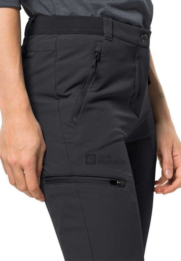 Black Women Jack Wolfskin Geigelstein Hiking Pants | 24010166