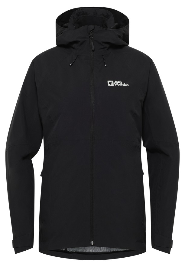 Black Women Jack Wolfskin Glaabach 3in1 Jackets | 87505031