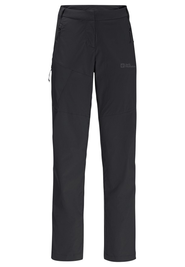 Black Women Jack Wolfskin Glastal Hiking Pants | 73578444
