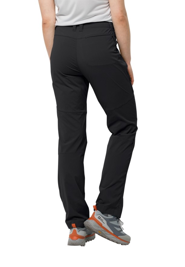 Black Women Jack Wolfskin Glastal Hiking Pants | 73578444