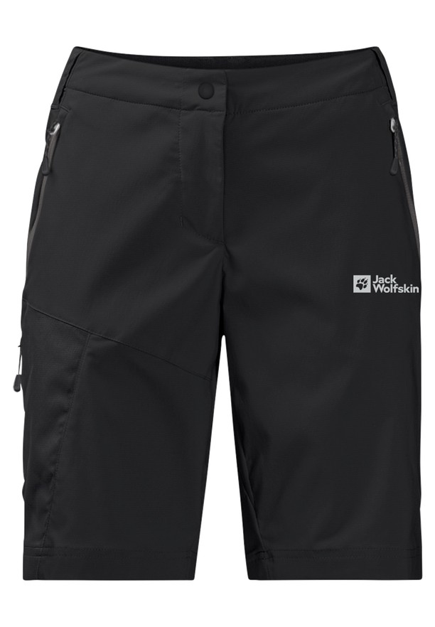 Black Women Jack Wolfskin Glastal Shorts | 29395902