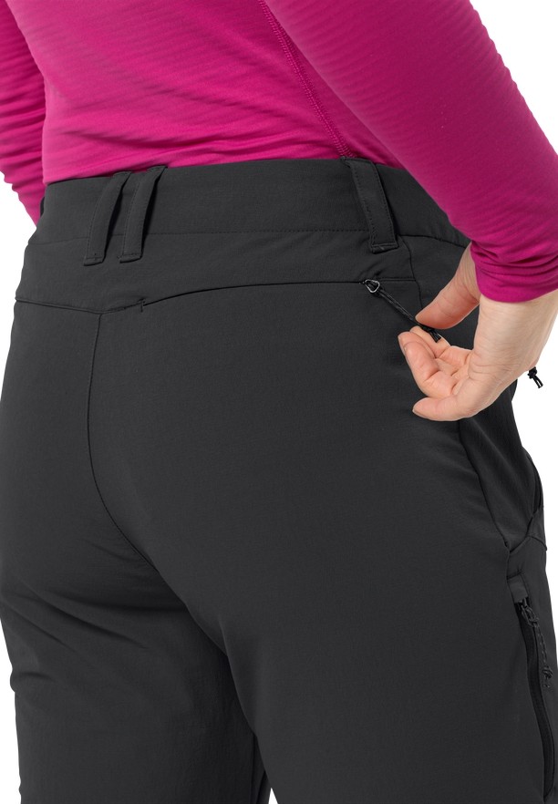Black Women Jack Wolfskin Glastal Winter Pants | 96668084