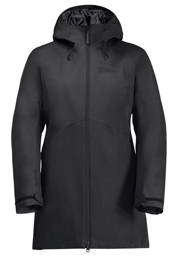 Black Women Jack Wolfskin Heidelstein Ins Winter Jackets | 83723406