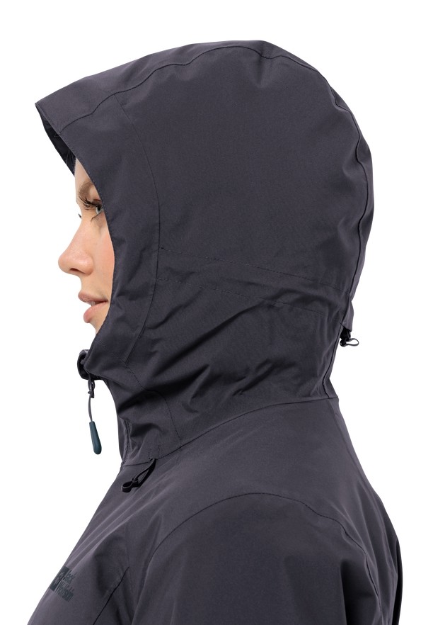 Black Women Jack Wolfskin Heidelstein Ins Winter Jackets | 87298028