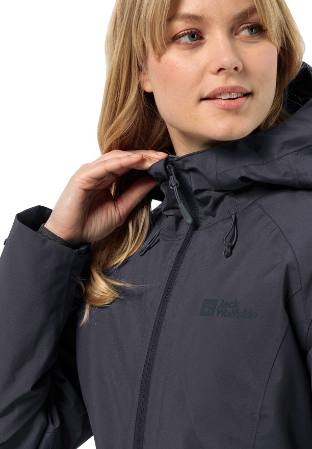 Black Women Jack Wolfskin Heidelstein Ins Winter Jackets | 87298028
