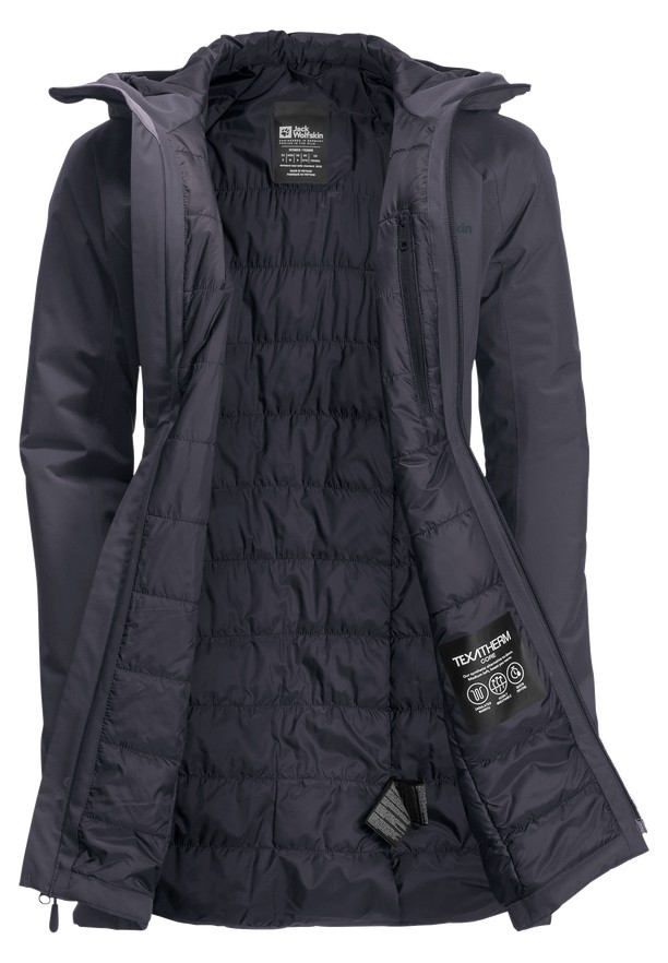 Black Women Jack Wolfskin Heidelstein Ins Winter Jackets | 87298028