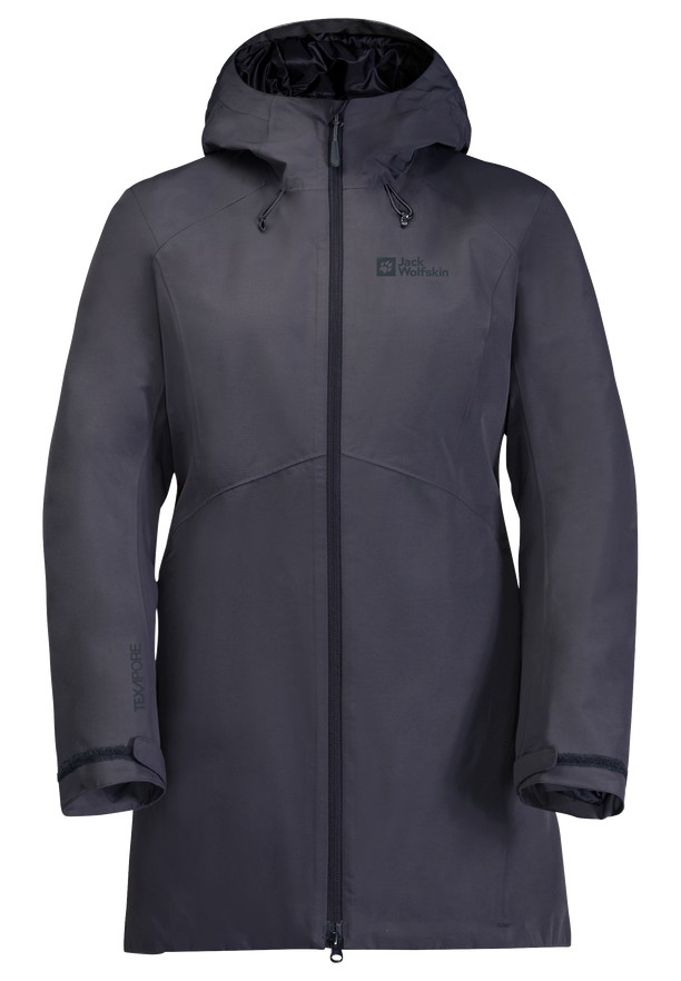 Black Women Jack Wolfskin Heidelstein Ins Winter Jackets | 87298028