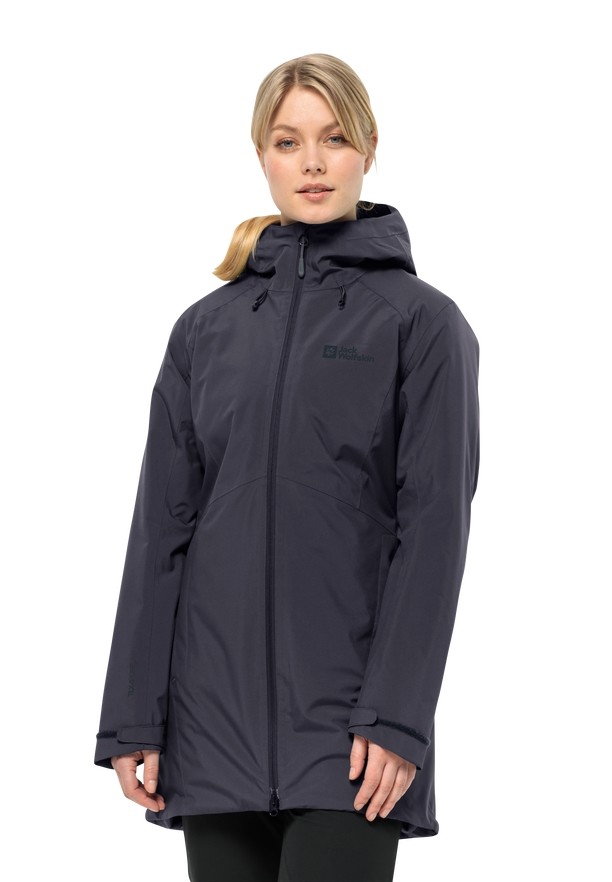 Black Women Jack Wolfskin Heidelstein Ins Winter Jackets | 87298028