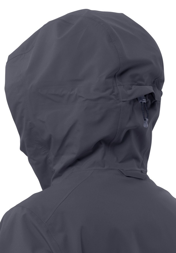 Black Women Jack Wolfskin Highest Peak 3l Rain Jackets | 87729642
