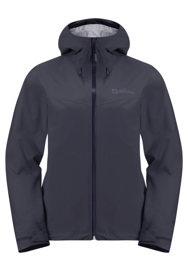Black Women Jack Wolfskin Highest Peak 3l Rain Jackets | 87729642