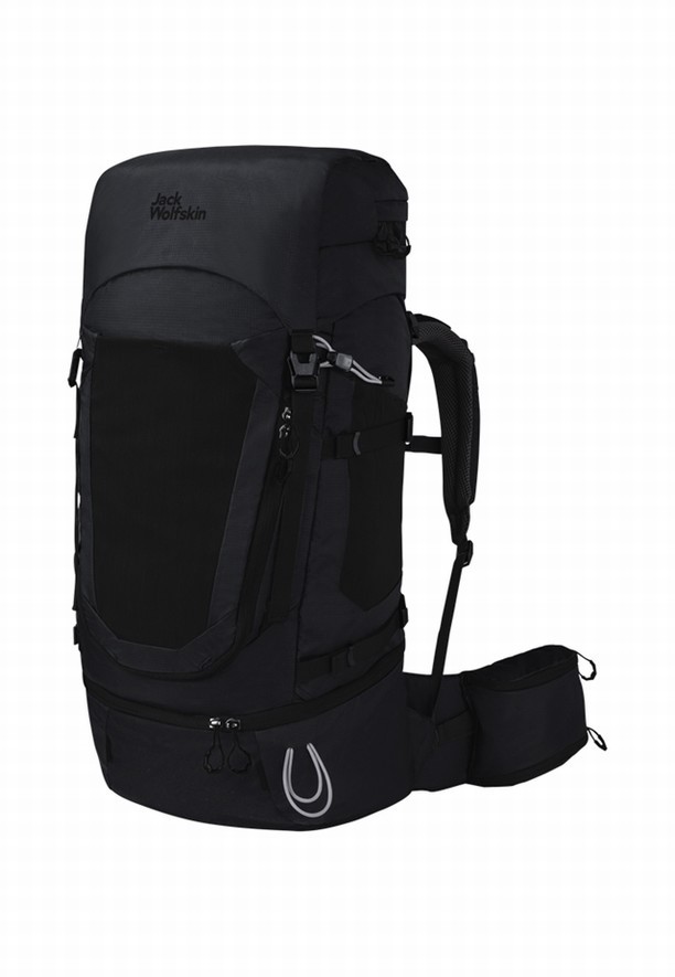 Black Women Jack Wolfskin Highland Trail 50|5 Trekking Backpack | 22507092