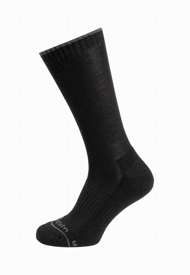 Black Women Jack Wolfskin Hike Merino Cl C Socks | 13571082