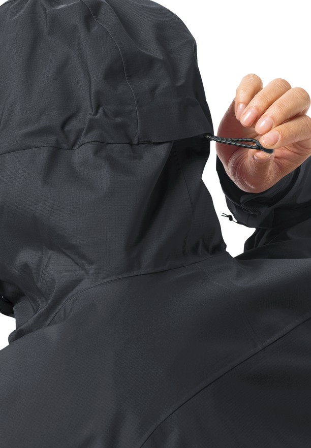 Black Women Jack Wolfskin Kammweg 2l Rain Jackets | 13322006
