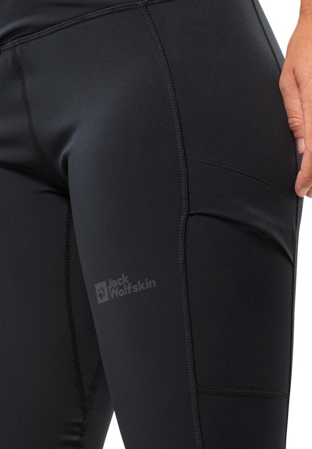 Black Women Jack Wolfskin Kammweg Tight | 53697819