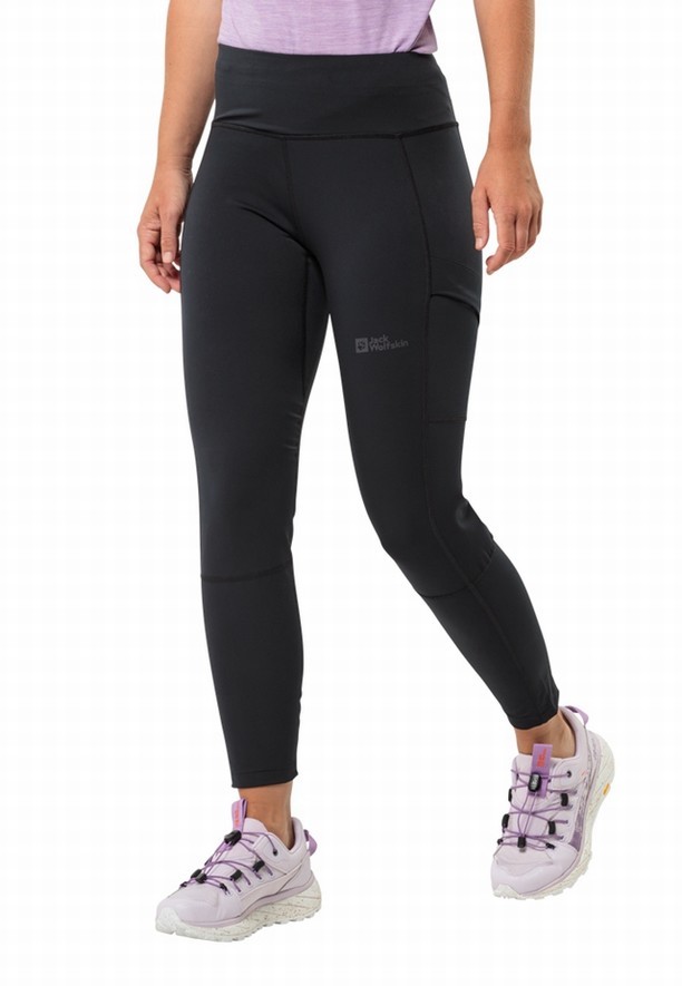 Black Women Jack Wolfskin Kammweg Tight | 53697819